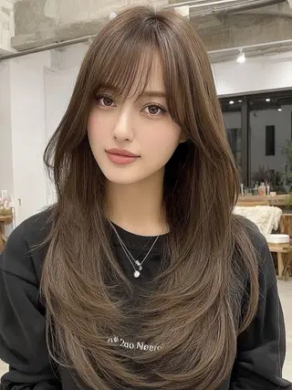 ロング カラー 🌛ダブルカラー 🌜SAYAKAのヘアスタイル