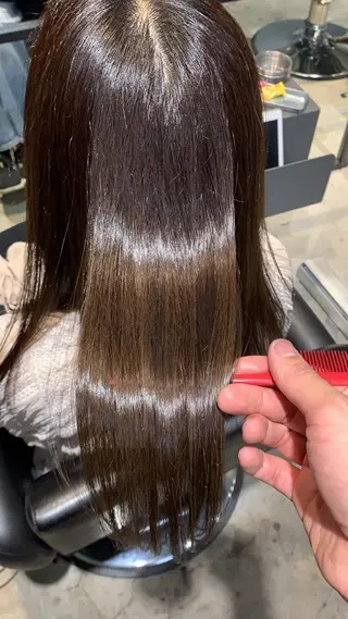 ロング カラー パーマ 🌈艶髪/髪質改善 新宿itouのヘアスタイル