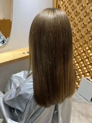 ロング カラー 周りと差のつくハイト ーン🥣AZUKIのヘアスタイル