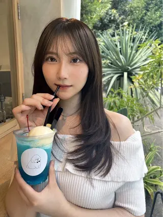 セミロング カラー 💎透明感カラー特化 💎TAISEIのヘアスタイル