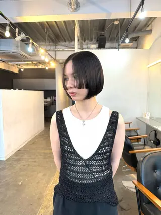 ショート カラー ✂韓国レイヤー 🦋みやび🪽のヘアスタイル