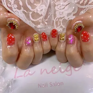 ネイル La neige* yuki 🥯🍑のネイルデザイン