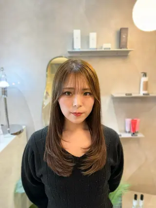 セミロング カラー Tink　天神店所属・今村賢治/メンズ/ レイヤー✨艶カラーのヘアスタイル