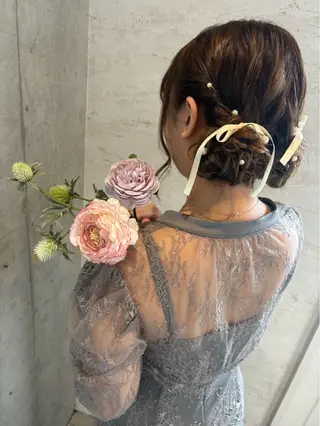 ロング ヘアアレンジ Reve  resort所属・美髪× ヘアセット✨Araiのヘアスタイル