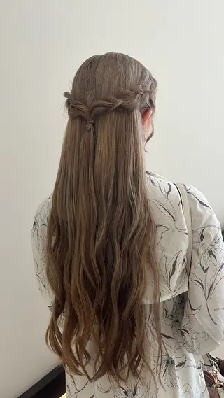 ロング カラー メンズパーマ/ メッシュ📍ユリのヘアスタイル