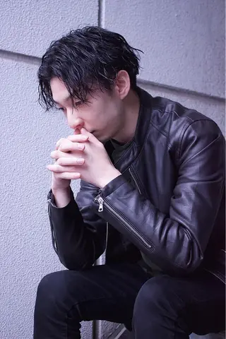 ミディアム パーマ メンズ メンズ特化美容師 井上大輔のヘアスタイル