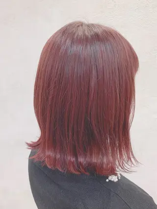 ミディアム 青木 捺稀のヘアスタイル