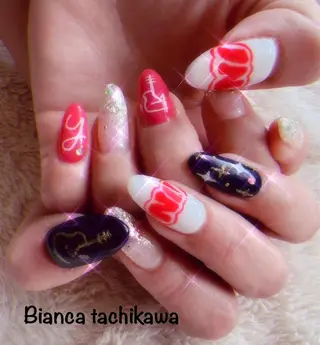 ネイル Bianca 立川店 小川のネイルデザイン
