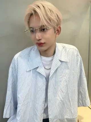 ショート カラー メンズ 🔶似合わせセンター パート/ヤス🔶のヘアスタイル