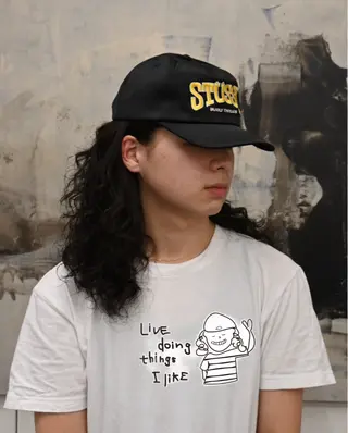 パーマ 崎園 佑真のヘアスタイル