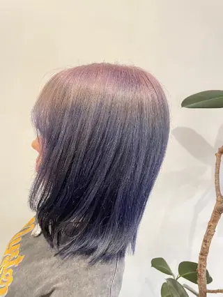 カラー 束感まつぱ🥑🤍 NATUKI🤍のマツエク・マツパデザイン