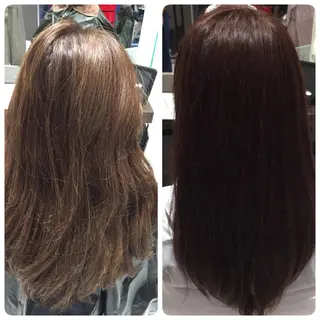 ロング 米倉 群のヘアスタイル