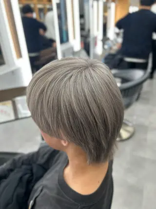 カラー メンズ ルーズシャドウ/ 波巻き💠大塩威吹のヘアスタイル