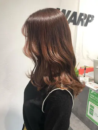 セミロング カラー 2nd所属・🤍2nd🤍田所 美希のヘアスタイル