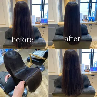 ロング 艶カラー/韓国顔周り 🎀mamiのヘアスタイル