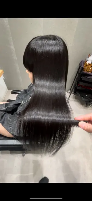 ミディアム 髪質改善ヘアケア 艶髪特化/上田のヘアスタイル