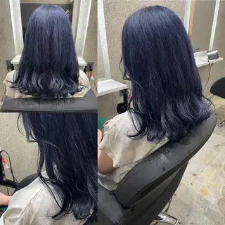 ロング カラー ヘアアレンジ GULF門前仲町所属・韓国風レイヤー ハイトーンRYOTAのヘアスタイル