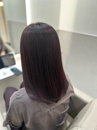 セミロング カラー Kasumi Zinaのヘアスタイル