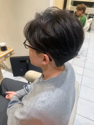 パーマ メンズ メンズ特化/ ナチュラル縮毛/小林のヘアスタイル