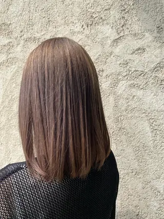 ミディアム カラー ✨髪質改善 縮毛矯正 艶髪 立川 コウキ✨のヘアスタイル