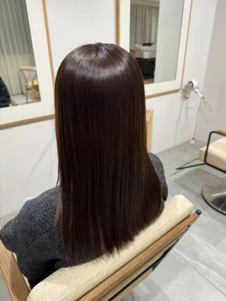 ミディアム ショート/ボブ/顔周 りレイヤー/RINAのヘアスタイル