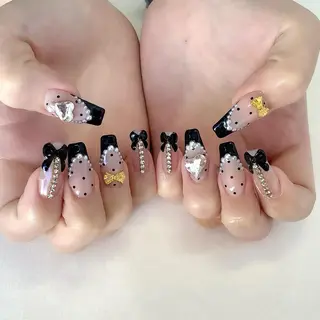 ネイル 💎🐰 saki. m 🐰💎のネイルデザイン