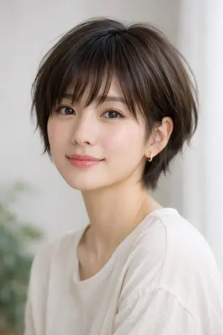 ショート カラー au美容室所属・au栄矢場町 水素髪質改善Tのヘアスタイル