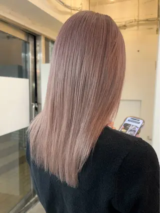 セミロング カラー 髪質改善特化【荻窪】 RYOTOのヘアスタイル