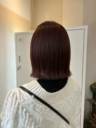 ミディアム カラー なかむら ゆきのヘアスタイル