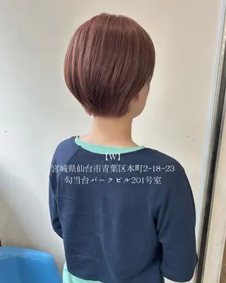 ショート W所属・小林 朋花のヘアスタイル