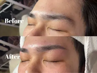 メンズ アイブロウ 🇰🇷メンズサロン DIO金井蒔士のヘアスタイル