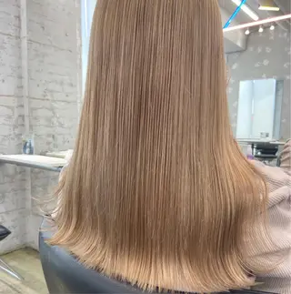 ロング カラー ザクザクレイヤー 🍀/ブリーチ/小田のヘアスタイル