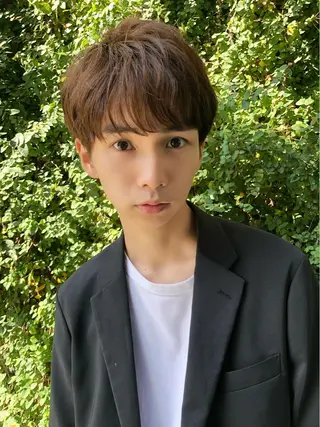 メンズ メンズ🍃ナチュラル 韓国風ヘアRENのヘアスタイル