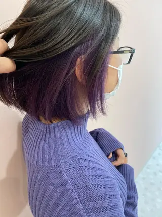 ショート カラー 西本 夏美のヘアスタイル