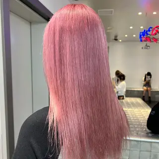 ロング カラー 🌼動き×透明感🩵 ハイトーン/ナナのヘアスタイル