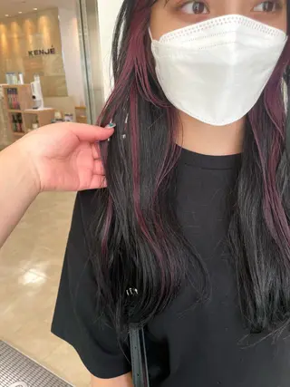 ロング カラー ヘアアレンジ 🍒KIKUCHI KANAE🍒のヘアスタイル