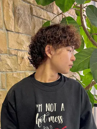 パーマ メンズ mens骨格矯正/ 理論パーマ/yuyaのヘアスタイル