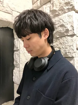 ヘアアレンジ メンズ ainico+所属・メンズ特化✂️栗原 侑也のヘアスタイル