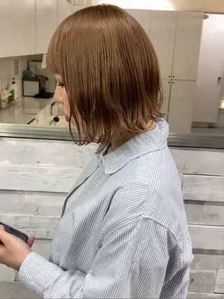 ショート カラー ウルフレイヤー エクステ/kokiのヘアスタイル