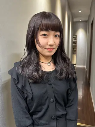 セミロング カラー Daisy🎀【福岡 美容室】chiakiのヘアスタイル