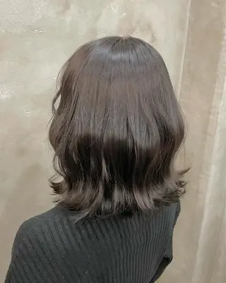 ミディアム カラー 【ピンク/韓国ヘア/ ヘアセット】亜海のヘアスタイル