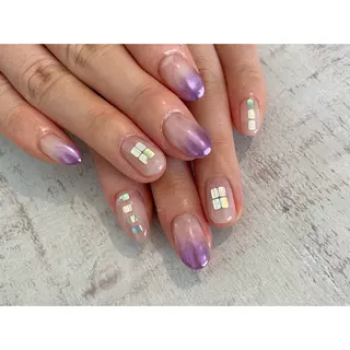 ネイル 𖡼 yumenoのネイルデザイン