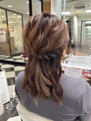 セミロング 鶴田 悠斗のヘアスタイル