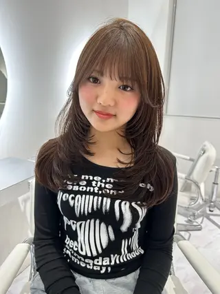 ロング 上野/海外hair/ レイヤー/Anriのヘアスタイル