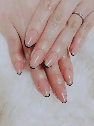 ロング カラー ネイル honey meeのネイルデザイン