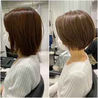 ショート カラー ヘアアレンジ 似合わせ専門美容師 なかじまのヘアスタイル