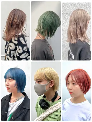 ショート カラー よしだ とおいのヘアスタイル