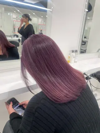 カラー akari🎀🤍 ガーリーstyleのヘアスタイル