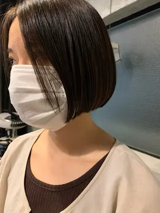 ショート Asti blanche所属・ブリーチなしWカラー /地毛風/小林凪沙のヘアスタイル