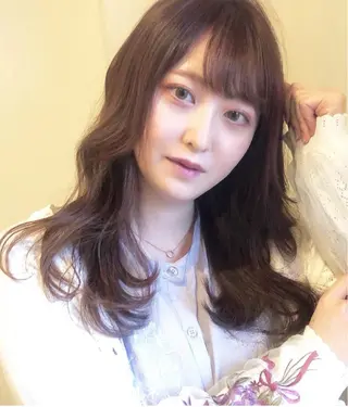 ロング カラー 朝野 美華/暖色カラーのヘアスタイル